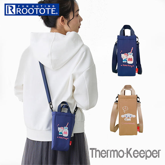 ルートート サンリオ ROOTOTE 8486 通販 ボトルホルダー 保冷 ボトルケース ショルダーバッグ 斜めがけ 水筒カバー 水筒ケース キャラクター 洗える Thermo-Keeper サーモキーパー sanrio
