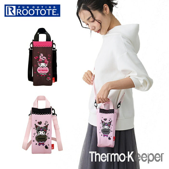ルートート サンリオ ROOTOTE 8488 通販 ボトルホルダー 保冷 ボトルケース ショルダーバッグ 斜めがけ 水筒カバー 水筒ケース キャラクター 洗える Thermo-Keeper サーモキーパー