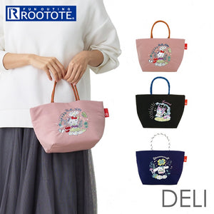 ルートート サンリオ ROOTOTE 8490 通販 トートバッグ ミニトートバッグ トートバック 普段使い バッグ レディース 小さめ 軽量 軽い sanrio キャラクター 洗える 洗濯機 DELI デリ 女性