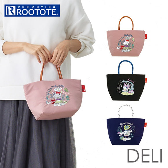 ルートート サンリオ ROOTOTE 8490 通販 トートバッグ ミニトートバッグ トートバック 普段使い バッグ レディース 小さめ 軽量 軽い sanrio キャラクター 洗える 洗濯機 DELI デリ 女性