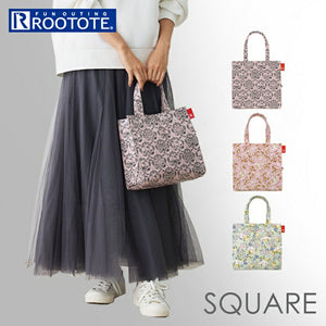 ルートート サンリオ ROOTOTE 8492 通販 トートバッグ トートバック ランチバッグ ランチトート 手提げバッグ 手提げ袋 布 小さめ レディース キャラクター ラミネート SQUARE スクエア