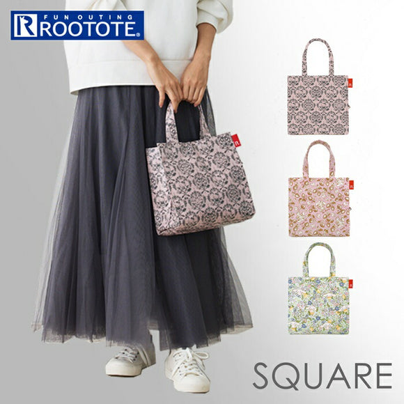 ルートート サンリオ ROOTOTE 8492 通販 トートバッグ トートバック ランチバッグ ランチトート 手提げバッグ 手提げ袋 布 小さめ レディース キャラクター ラミネート SQUARE スクエア