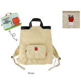 スヌーピー ROOTOTE ルートート 8506 通販 リュック トートバッグ 2way 折りたたみバッグ 折りたたみリュック エコバッグ サブバッグ 旅行 MECCERU 軽量 丈夫 ナイロン レディース