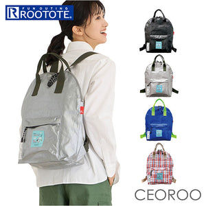 ルートート スヌーピー リュック 通販 ROOTOTE 8581 リュックサック バックパック デイパック レジャーシート素材 撥水 A4 折りたたみ 旅行 アウトドア おしゃれ かわいい PEANUTS