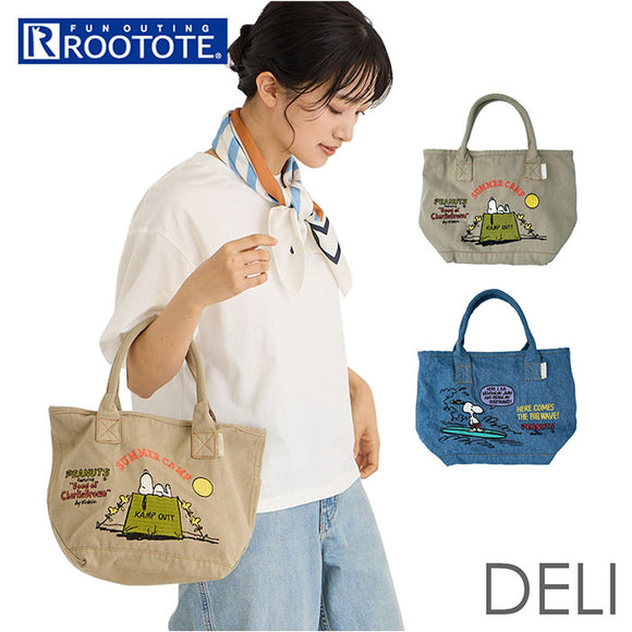 ルートート スヌーピー トートバッグ 通販 ROOTOTE 8590 トートバック 手提げ ミニバッグ ミニトート 布バッグ レディース おしゃれ IP.デリ.シシュウ.Peanuts-9C かわいい ブランド
