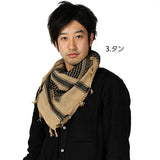 ロスコ Rothco 通販/正規品 おすすめ 秋 定番 モロッコ エスニック チェック 柄 マフラ アメカジ ミリタリー 綿 コットン 迷彩 男性用 大判 レディース メンズ スカーフ アフガン