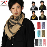 ロスコ Rothco 通販/正規品 おすすめ 秋 定番 モロッコ エスニック チェック 柄 マフラ アメカジ ミリタリー 綿 コットン 迷彩 男性用 大判 レディース メンズ スカーフ アフガン