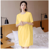 tシャツワンピース ワンピース ルームウェア レディース 通販 半袖 Tシャツワンピース Tシャツワンピ ルームワンピース 部屋着 パジャマ ワンピ きれいめ シンプル ラウンドネック 春 夏