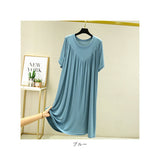 ワンピース ルームウェア レディース 通販 半袖 プリーツ ルームワンピース 部屋着 ワンピ パジャマ 寝間着 ゆったり 薄手 Aライン スカート おしゃれ リラックス カジュアル かわいい