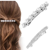 バレッタ ヘアクリップ 通販 ヘアアクセサリー ヘアアクセ 大きめ まとめ髪 パール パーティバレッタ 髪飾り 髪留め ヘッドアクセ 大人 ヘッドアクセサリー ヘアアレンジ エレガント