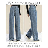 デニムパンツ レディース 通販 裏起毛 デニム ジーンズ ジーパン ロングパンツ 長ズボン ハイウエスト パンツ 防寒パンツ ボトムス 裏シャギー ストレート ゆったり 秋 冬 あったか 防寒