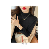 カットソー 長袖 レディース ハイネック 通販 タートルネック tシャツ 裏起毛 シャツ トップス あったか インナー 秋冬 防寒 プルオーバー ゆったり 無地 厚手 暖かい 上品 通勤