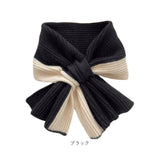 マフラー レディース 通販 ニットマフラー ストール メンズ ミニマフラー 小さめ 短め 秋冬 冬 おしゃれ 防寒 暖かい あったか 大人 かわいい シンプル 男女兼用 厚手 無地 通勤 通学