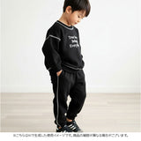 スウェット セットアップ 通販 ベビー キッズ 男の子 女の子 上下セット 刺繍ロゴ 子供服 ベビー服 ルームウェア パジャマ 男女兼用 トップス パンツ シンプル カジュアル 着せやすい