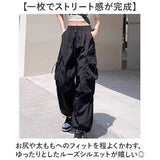 カーゴパンツ レディース ワイドパンツ 通販 ミリタリーパンツ カジュアルパンツ パンツ 長ズボン ロングパンツ ミリタリー ウエストゴム 普段着 着回し ポケット ゆったり カジュアル