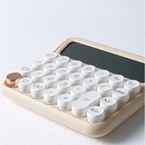 電卓 計算機 通販 電子計算機 使いやすい かわいい おしゃれ 大きめ 丸ボタン 12桁 ビジネス オフィス 家計管理 事務用品 事務 卓上電卓 卓上計算機 会計 簿記 経理 雑貨 学生 レトロ