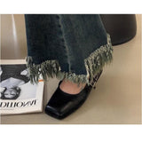 パンプス レディース 通販 ローヒール フラットシューズ ぺたんこ 靴 柔らかい 痛くない ローヒールパンプス スクエアトゥ シューズ 歩きやすい シンプル カジュアル おしゃれ オシャレ