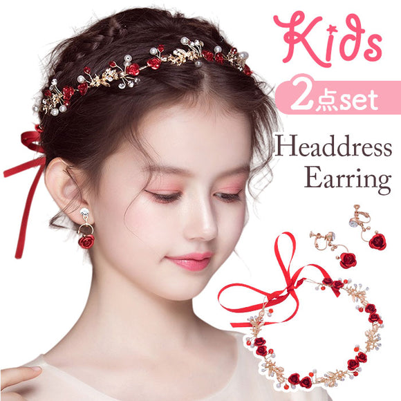 ヘアアクセサリー キッズ 花 通販 髪飾り カチューシャ ヘアアクセ ヘッドドレス キラキラ 結婚式 お呼ばれ ピアノ発表会 子供 子ども 女の子 フォーマル ドレスアップ おしゃれ かわいい