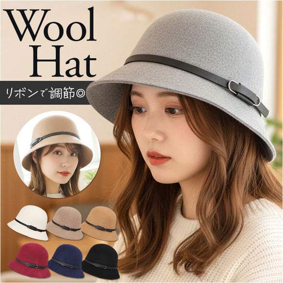 バケットハット レディース 秋冬 通販 バケハ ハット 帽子 ぼうし ウール つば広 冬 秋 おしゃれ オシャレ 女性 学生 かわいい 可愛い きれいめ 冬小物 ファッション小物
