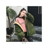 中綿コート レディース 通販 中綿ジャケット ブルゾン キルティングジャケット コート ジャケット アウター オーバーサイズ ビッグシルエット 大きいサイズ 長袖? 秋 冬 中綿 軽量 防寒