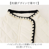 キルティングコート レディース ショート 通販 ダウンコート ダウン アウター ショートダウン 防寒コート 防寒ジャケット 薄手アウター 薄手 キルティング ショート丈 秋物 秋 着痩せ