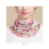 ネックカバー レディース 通販 首元 薄手 おしゃれ かわいい ネックウォーマー 日焼け対策 スカーフ 冷房対策 オールシーズン 涼しい 上品 きれいめ 柄 華やか 婦人 首元隠し 紫外線対策