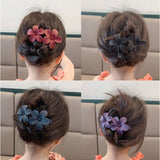 ヘアクリップ 花 バンスクリップ 通販 髪留めクリップ 髪飾り 髪留め フラワー ヘアアレンジ ヘアアクセサリー レディース まとめ髪 おしゃれ 大人 かわいい お花 キッズ シンプル