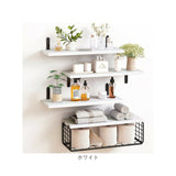 ウォールシェルフ おしゃれ 通販 壁掛け棚収納 ウォールラック 壁掛けラック 収納棚 壁付け棚 飾り棚 洗面台 ラック トイレ棚収納 キッチン 台所 寝室 書斎 洗面所 トイレ サニタリー