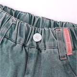 ワイドパンツ キッズ 女の子 通販 ハート 刺繍 デニム デニムパンツ ロングパンツ パンツ 長ズボン ズボン ジーンズ ジーパン ボトムス 子供服 ジュニア ガールズ 春 秋 カジュアル