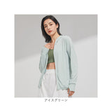 パーカー レディース 薄手 夏 通販 ラッシュガード アウター 上着 羽織 羽織もの 長袖 ジップアップ ひんやり 速乾 指穴 フード付き メッシュ切り替え シンプル 無地 日焼け防止 日除け