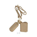 Rename ストラップ付 財布 通販 リネーム RSL24080 二つ折り財布 スマホショルダーストラップ ミニ財布 ネックストラップ 携帯ストラップ ポーチ 小物入れ レディース 大人 かわいい