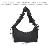 Rename ショルダーバッグ リネーム RSN24029 通販 ショルダーバック ショルダー バッグ 斜めがけバッグ レディース 小さめ 軽量 軽い カジュアル ギャザー リボン 旅行 通勤 おしゃれ