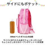 リュック キッズ キャラクター 通販 リュックサック バックパック デイパック キッズリュック L フロントポケット 反射ワッペン 女児 女の子 窓付き 習い事 アウトドア 子ども 子供