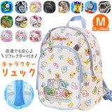 リュック キッズ キャラクター 通販 リュックサック バックパック デイパック キッズリュック M フロントポケット 反射ワッペン 女児 女の子 窓付き 習い事 アウトドア 子ども 子供