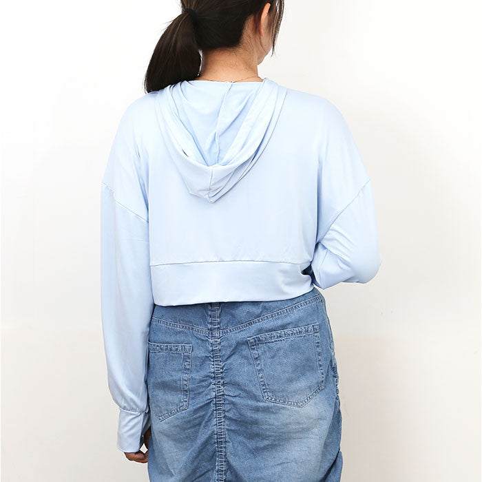 接触冷感 ラッシュガード レディース 通販 ショート丈 レディースラッシュガード 長袖ラッシュガード パーカー ビーチウェア マリンウェア トップス 上着 羽織り 夏 海 海水浴 ビーチ