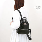 リュック クロミちゃん サンリオ 87134 通販 クロミちゃんグッズ ミニリュック リュックサック バックパック デイパック レディース 小さめ 大人 女子 本革 レザー 黒 ブラック かわいい