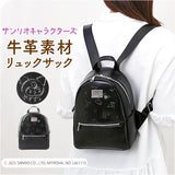 リュック クロミちゃん サンリオ 87134 通販 クロミちゃんグッズ ミニリュック リュックサック バックパック デイパック レディース 小さめ 大人 女子 本革 レザー 黒 ブラック かわいい