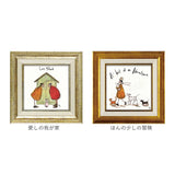 サムトフト 絵画 通販 約24cm × 24cm Sam toft アートフレーム おしゃれ サム トフト アートパネル アートポスター 作品 販売 絵 フレーム アート ポスター 壁掛け インテリア イギリス