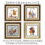 サムトフト 絵画 通販 約24cm × 24cm Sam toft アートフレーム おしゃれ サム トフト アートパネル アートポスター 作品 販売 絵 フレーム アート ポスター 壁掛け インテリア イギリス