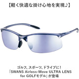 SWANS スワンズ スポーツサングラス SAMV-0714 通販 スポーツ サングラス ゴルフサングラス メガネ めがね 眼鏡 耐衝撃性 ドライブ 運転用 Airless-Move 軽い 軽量 フィット メンズ