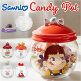 キャンディ ポット ガラス 通販 キャンディポット ガラスキャニスター キャニスター 小物入れ 保存容器 ガラス保存容器 ガラス容器 保存瓶 キャラクター おしゃれ かわいい ガラス製