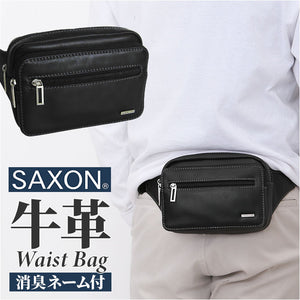 SAXON バッグ 通販 ウエストバッグ ウエストポーチ ヒップバッグ ボディバッグ ボディーバッグ ウエストバック サクソン 5040 メンズ 男性 革 本革 レザー 牛革 ブランド かっこいい 旅行