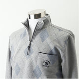 サンタバーバラ トレーナー 6641 通販 プルオーバー メンズ ブランド SANTA BARBARA POLO & RACQUET CLUB 裏起毛 ハーフジップ ゴルフウェア ハイネック スタンドネック おしゃれ シニア