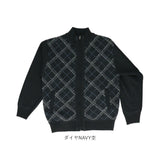 サンタバーバラ ジャケット 通販 ニットジャケット メンズ 上着 アウター ジャンパー ブルゾン ジップアップ SANTA BARBARA POLO & RACQUET CLUB ブランド ゴルフウェア シニア おしゃれ