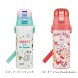 水筒  直飲み ステンレスボトル 470ml 通販 ジュニア  保冷専用 キャラクター マイボトル 超軽量  コンパクト ロック付  肩紐  しまじろう ポケモン ピカチュウ プラレール スケーター