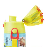 ワンプッシュ ダイレクトボトル 580ml SKATER スケーター  通販 超軽量 軽量 ロック付 コンパクト 子供用 キッズ こども マリオ スナックワールド スヌーピー