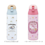 ステンレスボトル キャラクター 500ml おしゃれ 直飲み 子ども スケーター ワンプッシュ ダイレクトボトル かわいい 保冷 保温 水筒 子供 キッズ 軽量 トトロ ディズニー スヌーピー