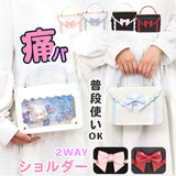痛バッグ ショルダーバッグ 斜めかけ 通販 痛バック 痛ショルダー ハンドバッグ ハンドバック ショルダーバック ショルダー ななめ掛け 痛バ 推し活バッグ 推し活バック クリアバッグ