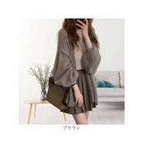 ニット カーディガン レディース 通販 ニットカーディガン カーデ ボレロ 上着 羽織 羽織り コート 前開き ゆったり 体型カバー 長袖 きれいめ 大人 無地 シンプル カジュアル かわいい