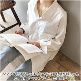 ロングブラウス 長袖 レディース ブラウス 通販 シャツ シャツブラウス 長袖シャツ ロングシャツ ロング ロング丈 コットンリネン ゆったり カジュアル トップス 大人 婦人服 女性